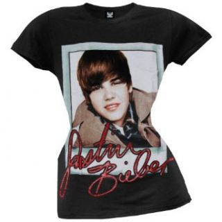 Justin Bieber   Girls Polaroid Photo Girls T shirt Clothing
