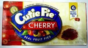 Cutie Pie Fruit & Creme Snack Pies 6/2.0 Oz (Pack of 2) 12 Pies Total (Cherry)  Hard Candy  Grocery & Gourmet Food