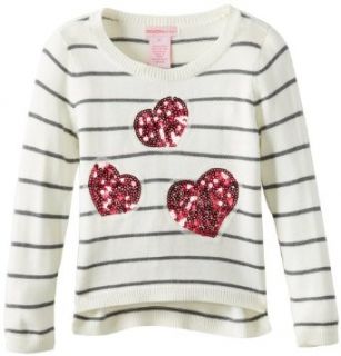 Design History Girls 2 6X Stripe Heart Top Clothing