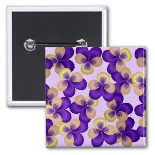 Dainty Purple Flowers Pins