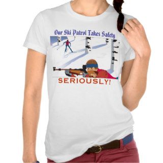 Ski Patrol Funny Safety T shirt