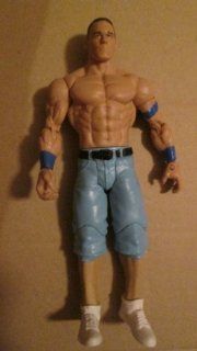 WWE John Cena   Blue Armbands, Blue Jorts, White Shoes Action Figure {Out of Package} 2010 