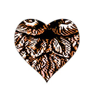 Give a hoot heart sticker