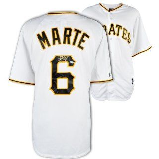 Starling Marte Pittsburgh Pirates Autographed Majestic Replica Home Jersey   Memories   Mounted Memories Certified Sports Collectibles