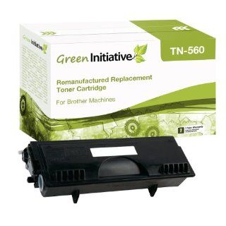 Green Initiative Remanufactured High Yield Black Laser Toner Cartridge for Brother TN560/TN530 Electronics