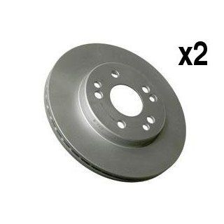 Mercedes w124 w201 Brake Disc Front BALO coated (x2 Rotors) r107 560 too Automotive