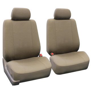 FH Group Taupe Airbag Compatible Front Bucket Covers (Set of 2) FH Group Car Seat Covers
