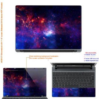 Matte Decal Skin Sticker for Acer Chromebook C7 with 11.6" screen (IMPORTANT read Compare your laptop to IDENTIFY image on this listing for correct model) case cover Mat_acerC7 561 135 Computers & Accessories