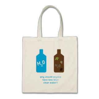 clean water for everyone canvas bags