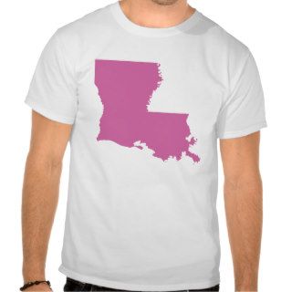 Louisiana State Outline Tshirts