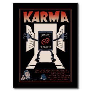 Instant Karma Post Cards