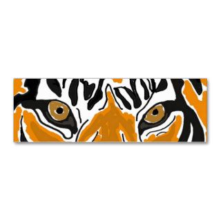 BC  Tiger Eyes Bookmark Business Cards