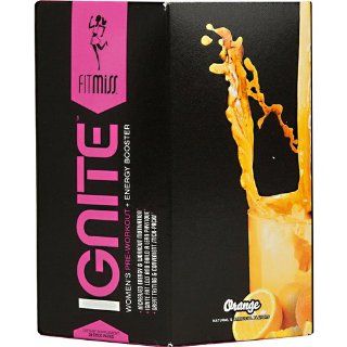 Fitmiss Ignite Women's Pre Workout & Energy Booster, Orange, 28 Count Health & Personal Care