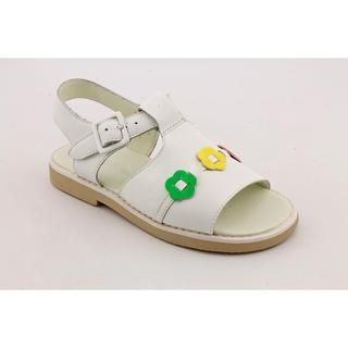 Jumping Jacks Girl (Youth)'s 'Flower' Leather Sandals (Size 11) Jumping Jacks Sandals