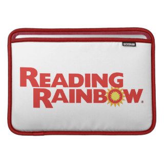 Reading Rainbow MacBook Air Sleeves