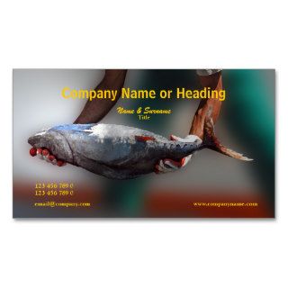 Commercial fishing harbor tuna CUSTOMIZE Business Cards