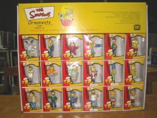 The Simpsons Complete 18 piece Character Christmas Ornament Set   Decorative Hanging Ornaments