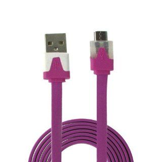 ZuGadgets Magenta /1 Meter Power & Data Sync Charging Charger Micro USB Cable Data Lead for Galaxy S3,Note 2 N7100,Nokia,HTC,etc /6 colors available (4434 5) Cell Phones & Accessories