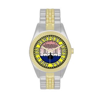 Newport News / SSN 750 /Gold and Silver Tone Watch