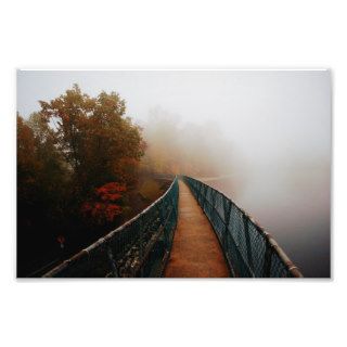 Bays Mountain Dam in the Fog Photographic Print