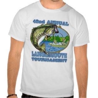 42nd Annual Largemouth Tournament T shirt