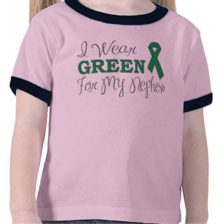 I Wear Green For My Nephew (Green Ribbon) Tshirt