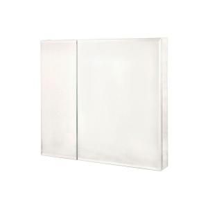 Pegasus 30 in. x 30 in. Recessed or Surface Mount Medicine Cabinet in Bi View Beveled Mirror SP4586
