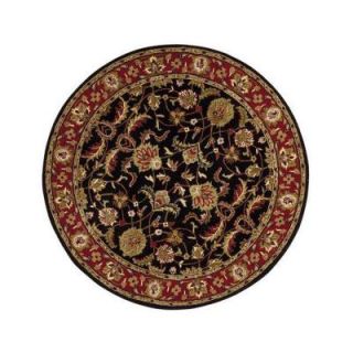 Home Decorators Collection ConstantIne Black 3 ft. 9 in. Round Area Rug 3151942210