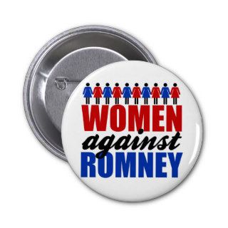 Women Against Romney Pin