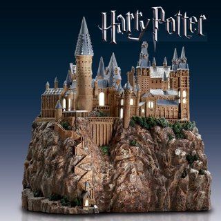 Harry Potter Sorcerer Hogwarts Castle Stone Centerpiece Tabletop Display   Collectible Buildings