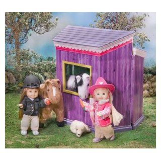 Only Hearts Club Stable, Corral Fence, Bench and Saddle Toys & Games