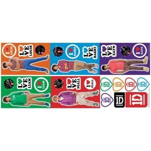 9 in. x 40 in. 1 Direction 27 Piece Peel and Stick Wall Decals RMK2135SCS