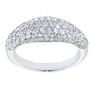 2.55 CT TW Pave Set Diamond Anniversary Ring in Platinum Jewelry