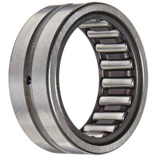 INA NKS45 Needle Roller Bearing, Outer Ring and Roller, Steel Cage, Open End, Oil Hole, Metric, 45mm ID, 60mm OD, 22mm Width, 5700rpm Maximum Rotational Speed