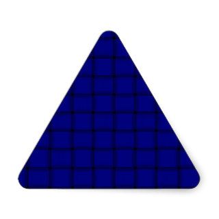 Large Weave   Dark Blue Triangle Stickers