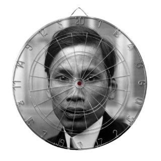 Ho Chi Minh Nguyen Ai Quoc Portrait 1921 Dartboard With Darts