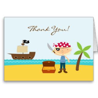 Thank You Pirate Folded Card