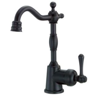 Danze Opulence Single Handle Bar Faucet in Satin Black D151557BS