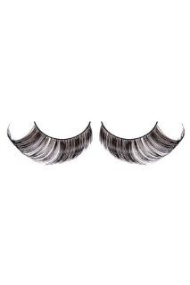 Baci Glamour Style No.569 Black Feather Eyelashes with Adhesive Included, Black  Fake Eyelashes And Adhesives  Beauty