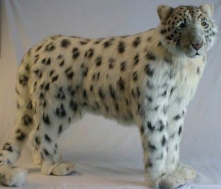 Hansa Mechanical Snow Leopard   48" Long   Head Moves Left to Right Toys & Games