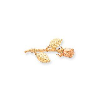 10k Black Hills Gold Rose Pin   JewelryWeb Jewelry