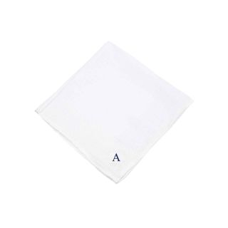 Personalized 3 pk. Hand Rolled Hankies, A, Mens