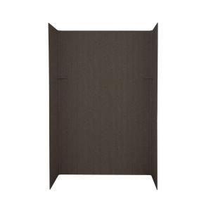 Swanstone Beadboard 32 in. x 48 in. x 72 in. Five Piece Easy Up Adhesive Shower Wall Kit in Canyon DK 324872BB 124