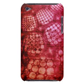 iPod Touch Retro Geometric Circle Red Case iPod Case Mate Case