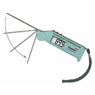 Thomas Traceable Flip Stick Thermometer, 4.5" Stem,  58 to 572 degree F,  50 to 300 degree C Science Lab Meters