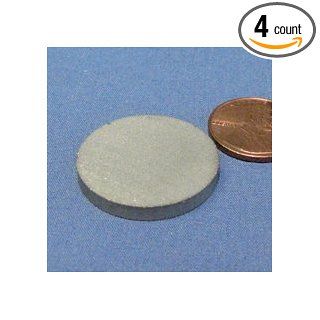 SmCo Magnets Dia 1X1/8" Samarium Cobalt Magnets 572 F Temperature 4 Count Industrial Rare Earth Magnets