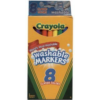 Crayola Fine Line Washable Markers 8/Pkg   Classic Colors (2 Pack) Health & Personal Care