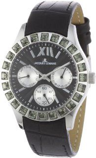 Jacques Lemans Women's Quartz Watch 1 1710A with Leather Strap at  Women's Watch store.