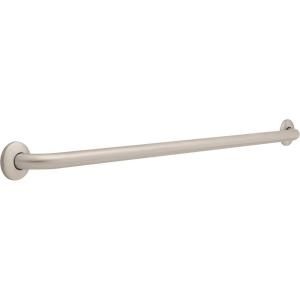 Delta 1 1/4 in. x 42 in. Concealed Mounting Grab Bar in Stainless 41142 SS