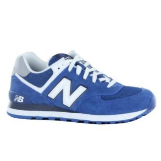New Balance ML 574 Classics Traditionnels Blue White Mens Trainers Cross Trainer Shoes Shoes